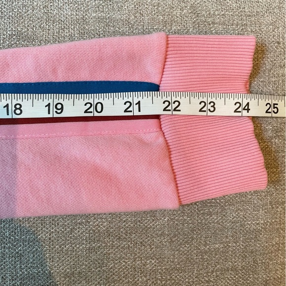 Tommy Hilfiger Bubble Gum Pink Crewneck Tommy French Terry Sweatshirt Casual - Picture 12 of 12